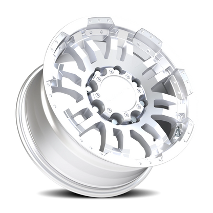 Vision Warrior 17X8.5 Winter Paint-Silver( Salt Resistant) Wheel