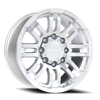 Vision Warrior 18X8.5 Winter Paint-Silver( Salt Resistant) Wheel