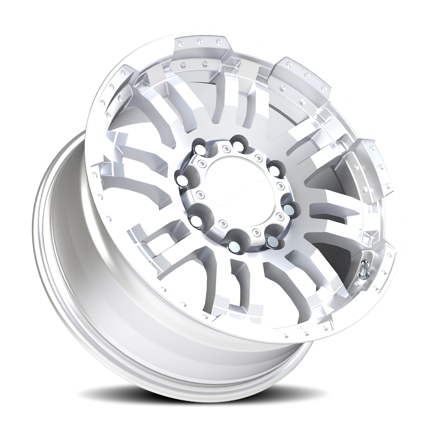 Vision Warrior 18X8.5 Winter Paint-Silver( Salt Resistant) Wheel
