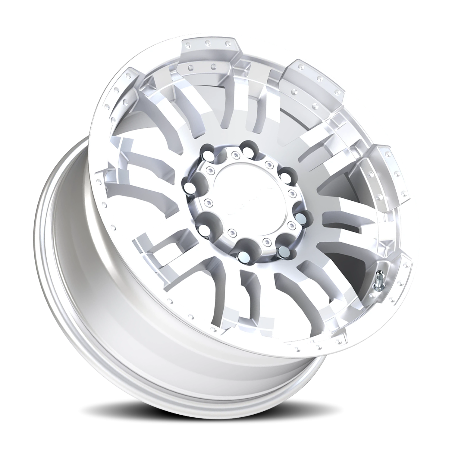 Vision Warrior 18X8.5 Winter Paint-Silver( Salt Resistant) Wheel