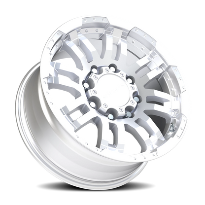 Vision Warrior 18X8.5 Winter Paint-Silver( Salt Resistant) Wheel