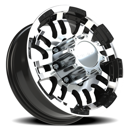 Vision Vw 16X6 Gloss Black Machined Face Wheel