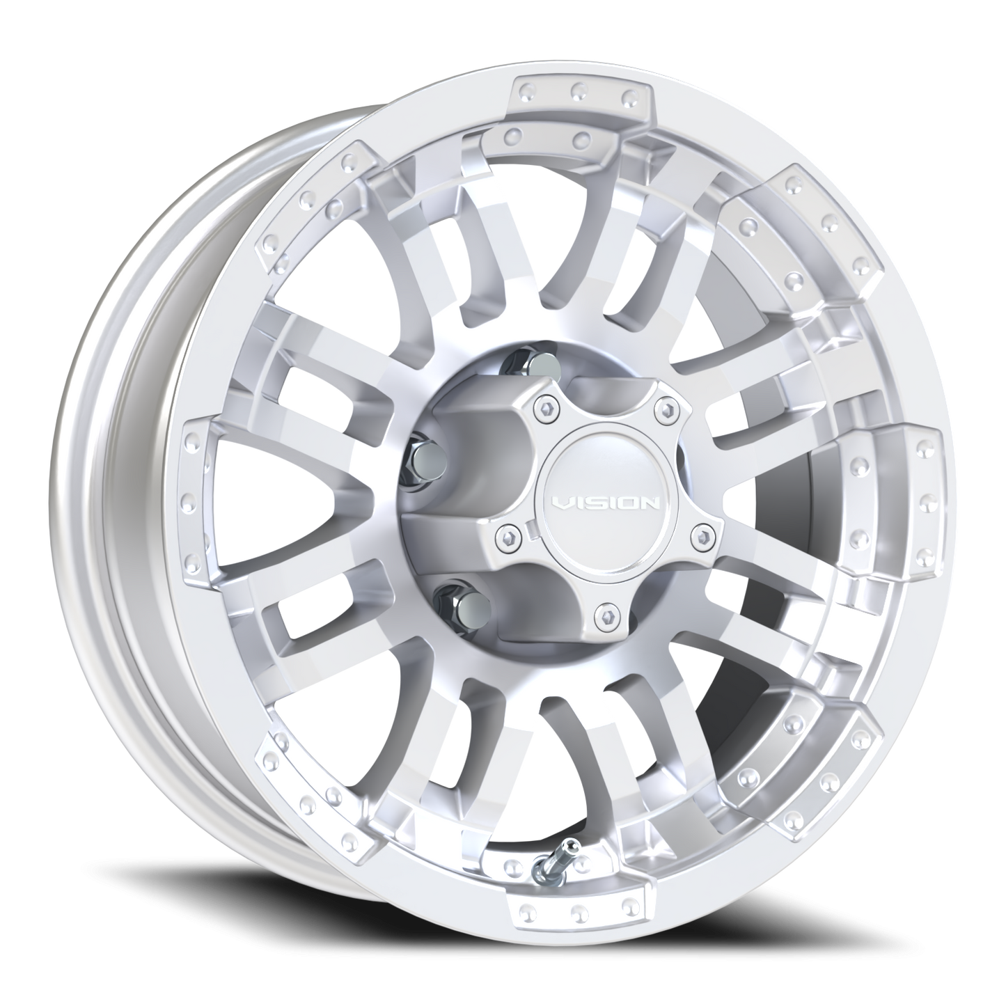 Vision Vw 15X6 Marine Paint Silver Wheel