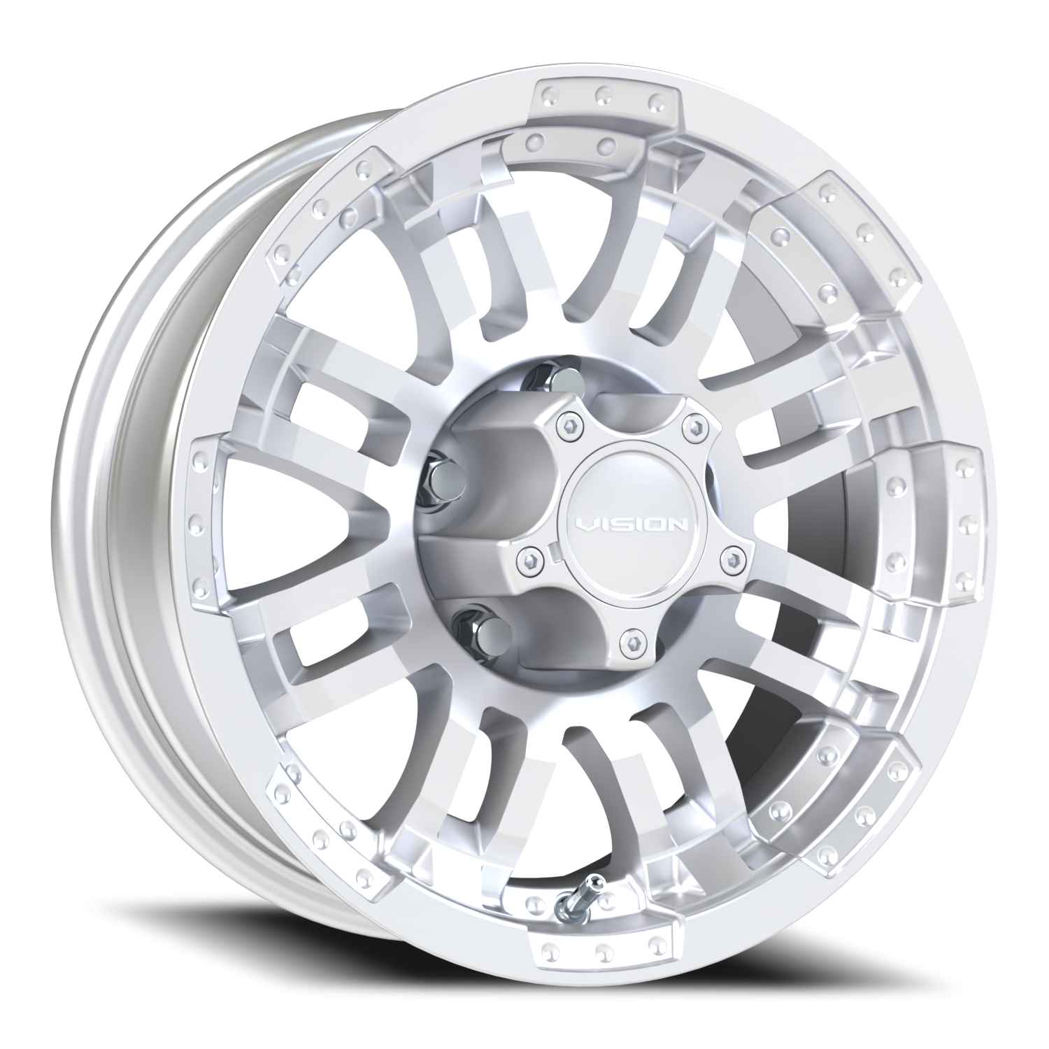 Vision Vw 15X6 Marine Paint Silver Wheel