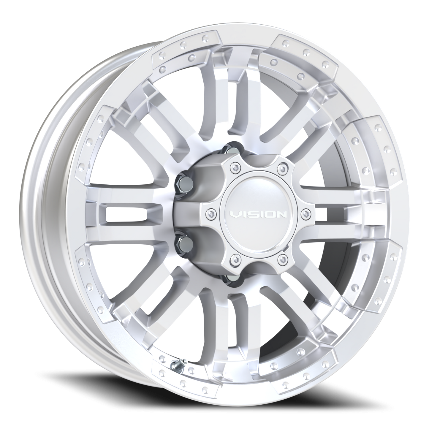 Vision Vw 15X6 Marine Paint Silver Wheel