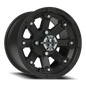 Vision Vislockout 12X7 Matte Black Wheel