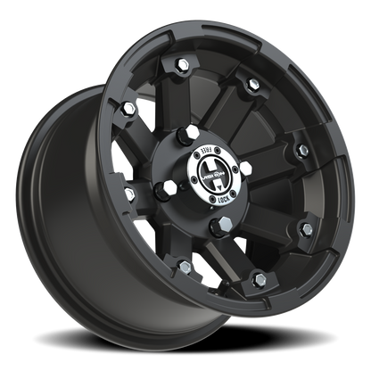 Vision Vislockout 12X7 Matte Black Wheel