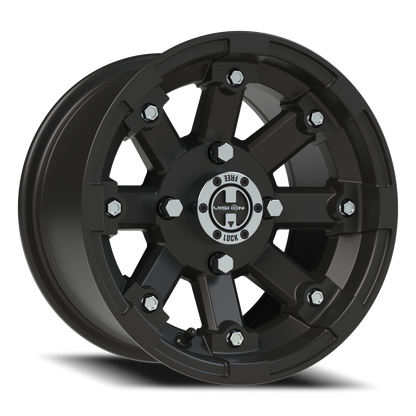 Vision Vislockout 12X7 Matte Black Wheel