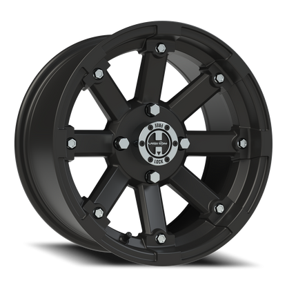 Vision Vislockout 14X7 Matte Black Wheel