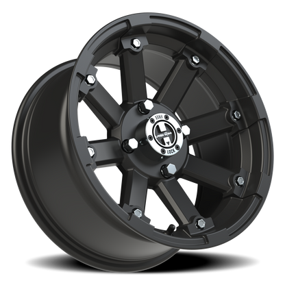 Vision Vislockout 14X7 Matte Black Wheel