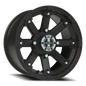 Vision Vislockout 14X7 Matte Black Wheel