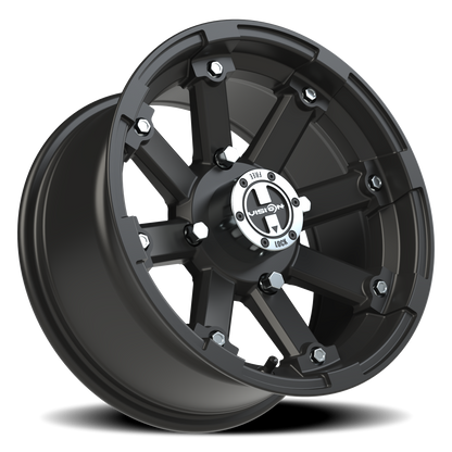 Vision Vislockout 14X7 Matte Black Wheel