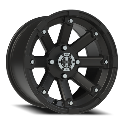 Vision Vislockout 14X8 Matte Black Wheel