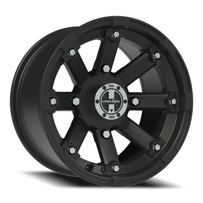 Vision Lockout 14X8 Matte Black Wheel