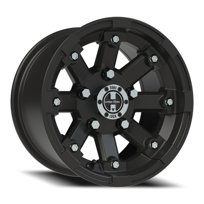 Vision Vislockout 12X7 Matte Black Wheel