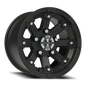 Vision Vislockout 12X7 Matte Black Wheel