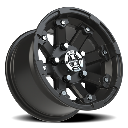Vision Vislockout 12X7 Matte Black Wheel