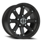 Vision Vislockout 14X7 Matte Black Wheel
