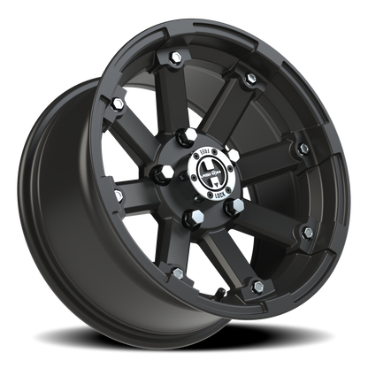 Vision Vislockout 14X7 Matte Black Wheel