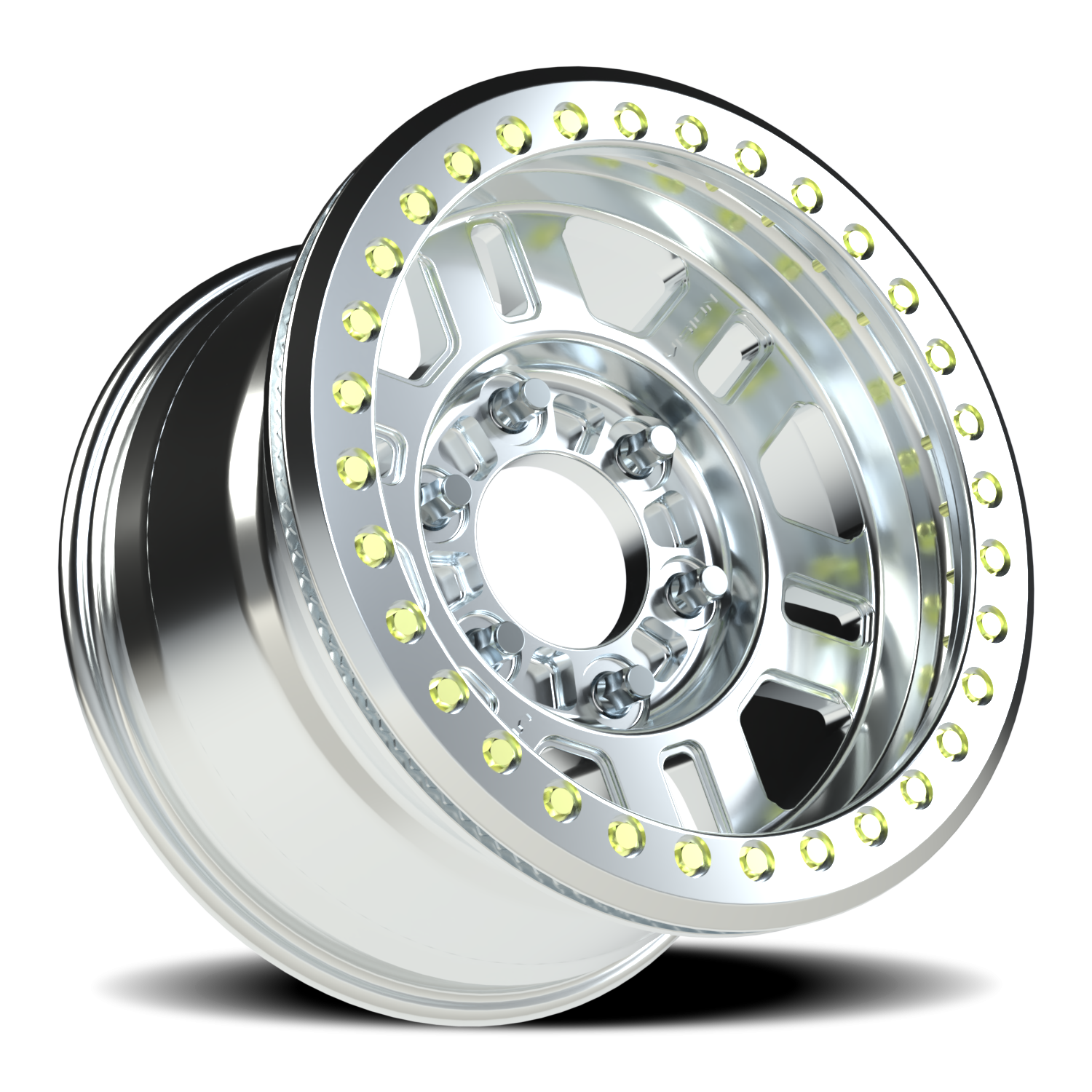Vision Manx 17X9.5 Machined Wheel