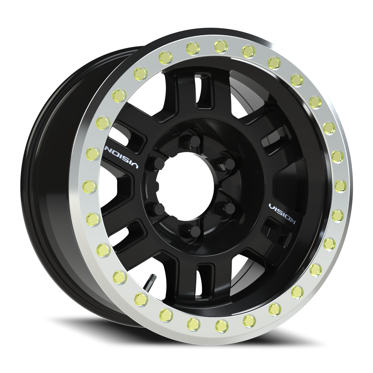Vision Bl 17X8.5 Gloss Black Wheel