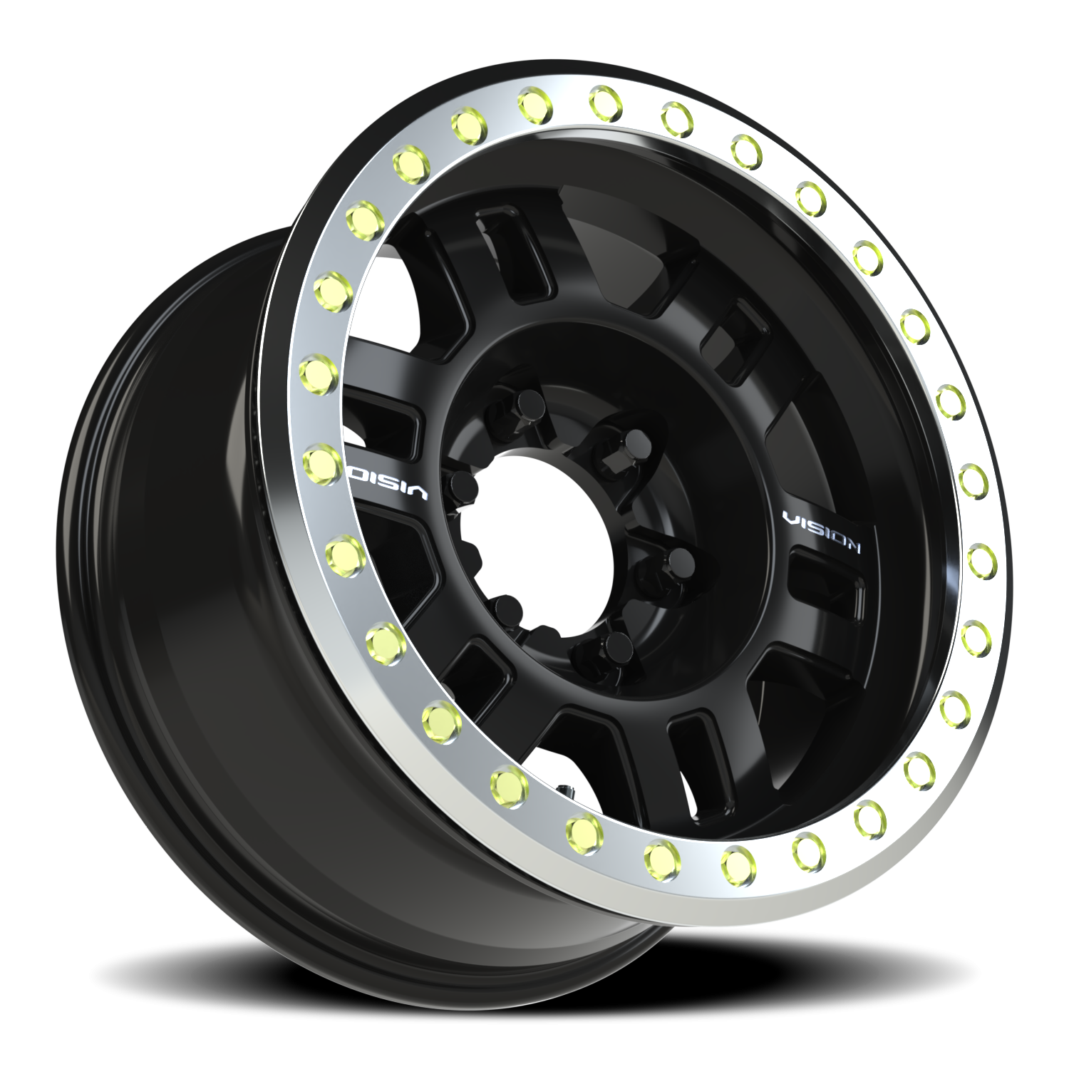 Vision Bl 17X8.5 Gloss Black Wheel