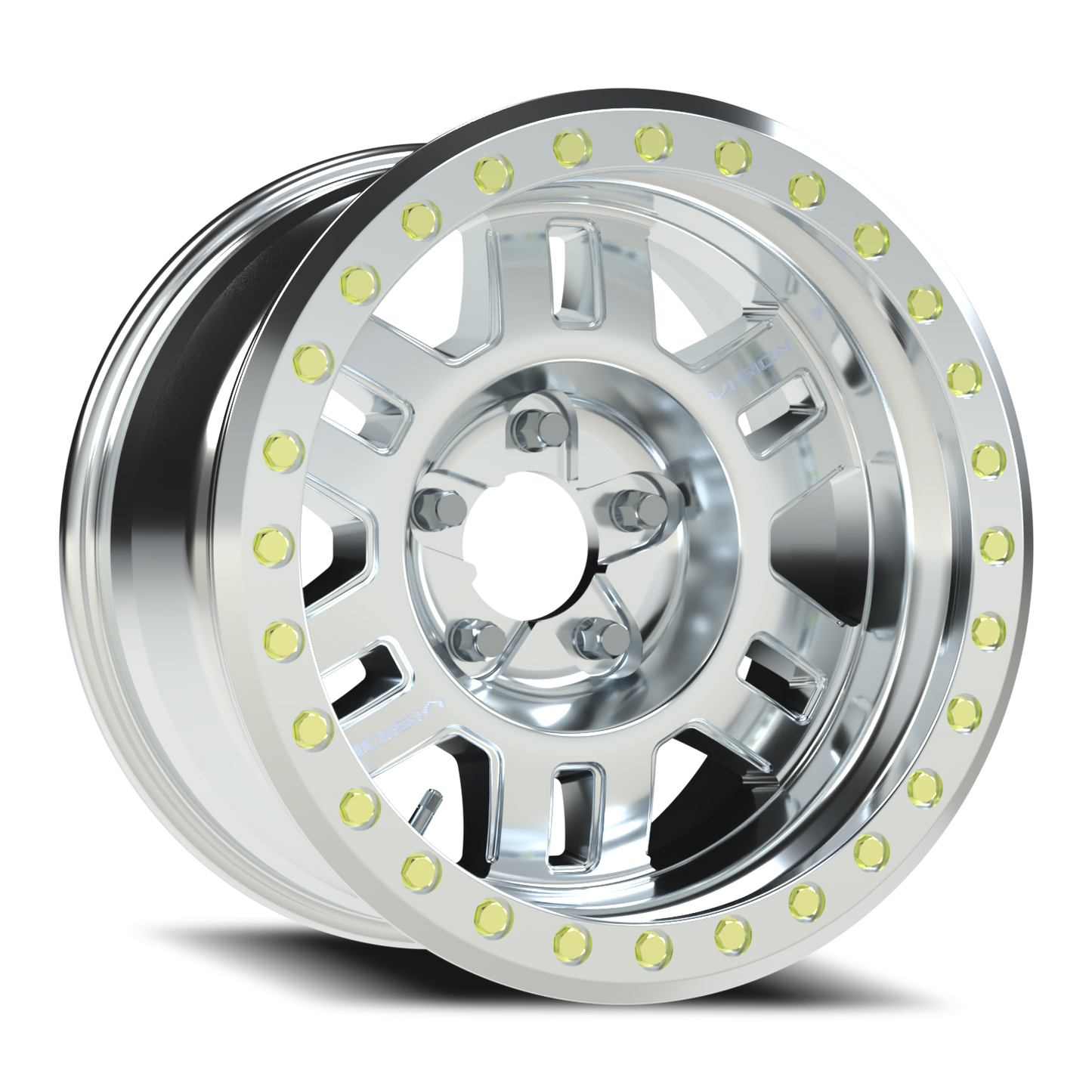 Vision Bl 17X9.5 Machined Wheel