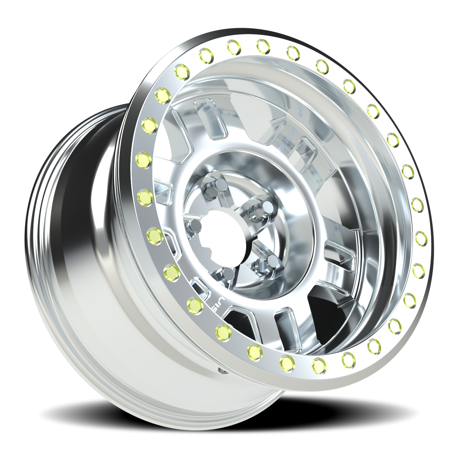Vision Bl 17X9.5 Machined Wheel