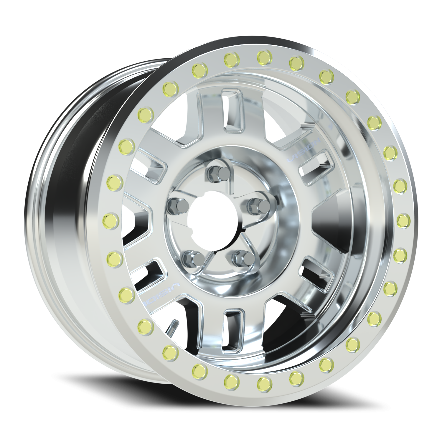 Vision Bl 17X9.5 Machined Wheel