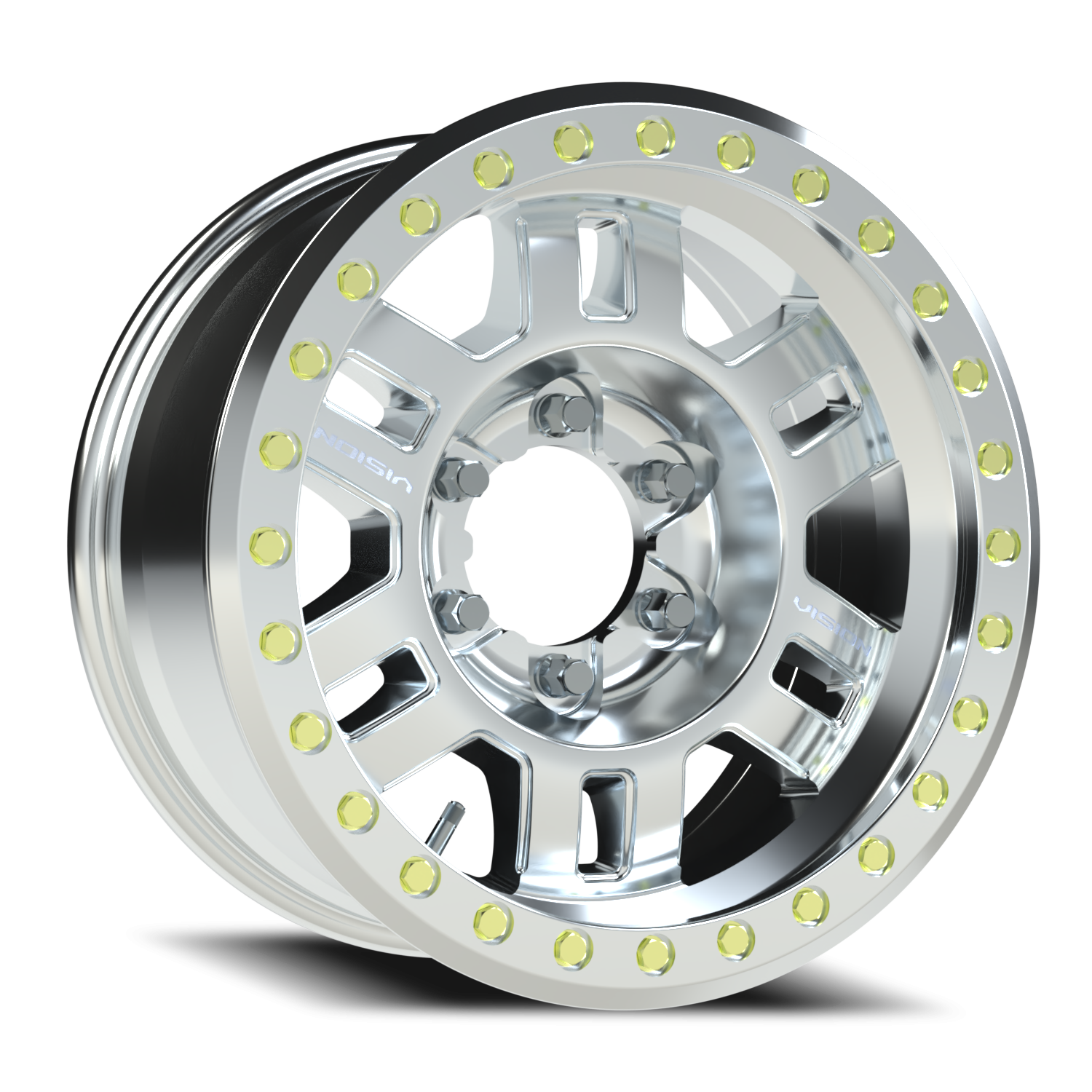 Vision Bl 17X8.5 Machined Wheel