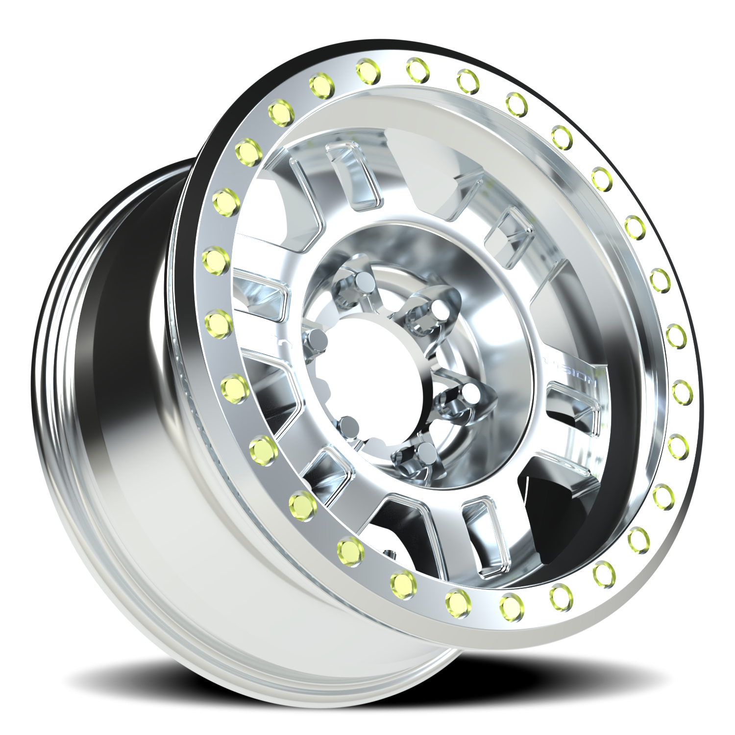 Vision Bl 17X8.5 Machined Wheel