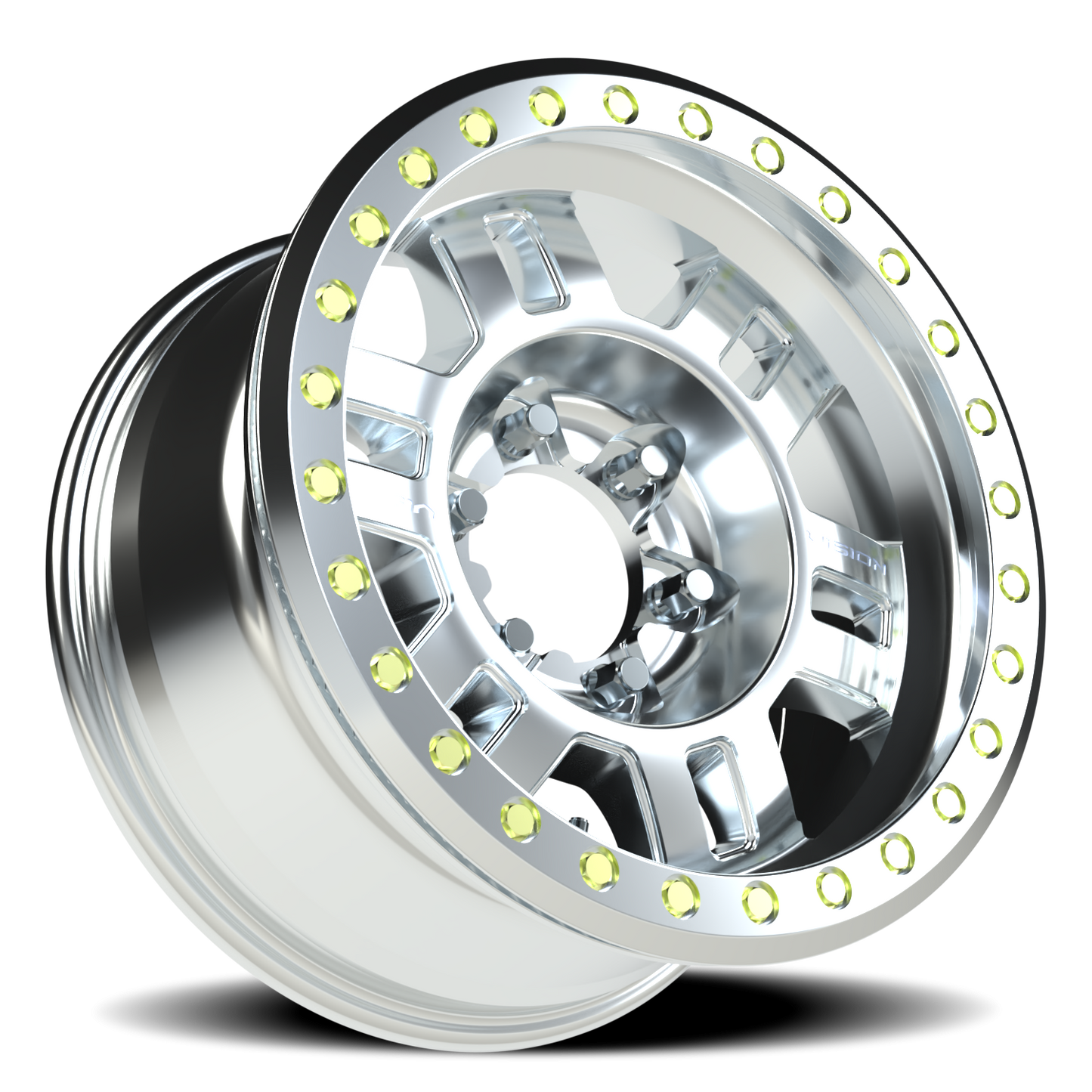 Vision Bl 17X8.5 Machined Wheel