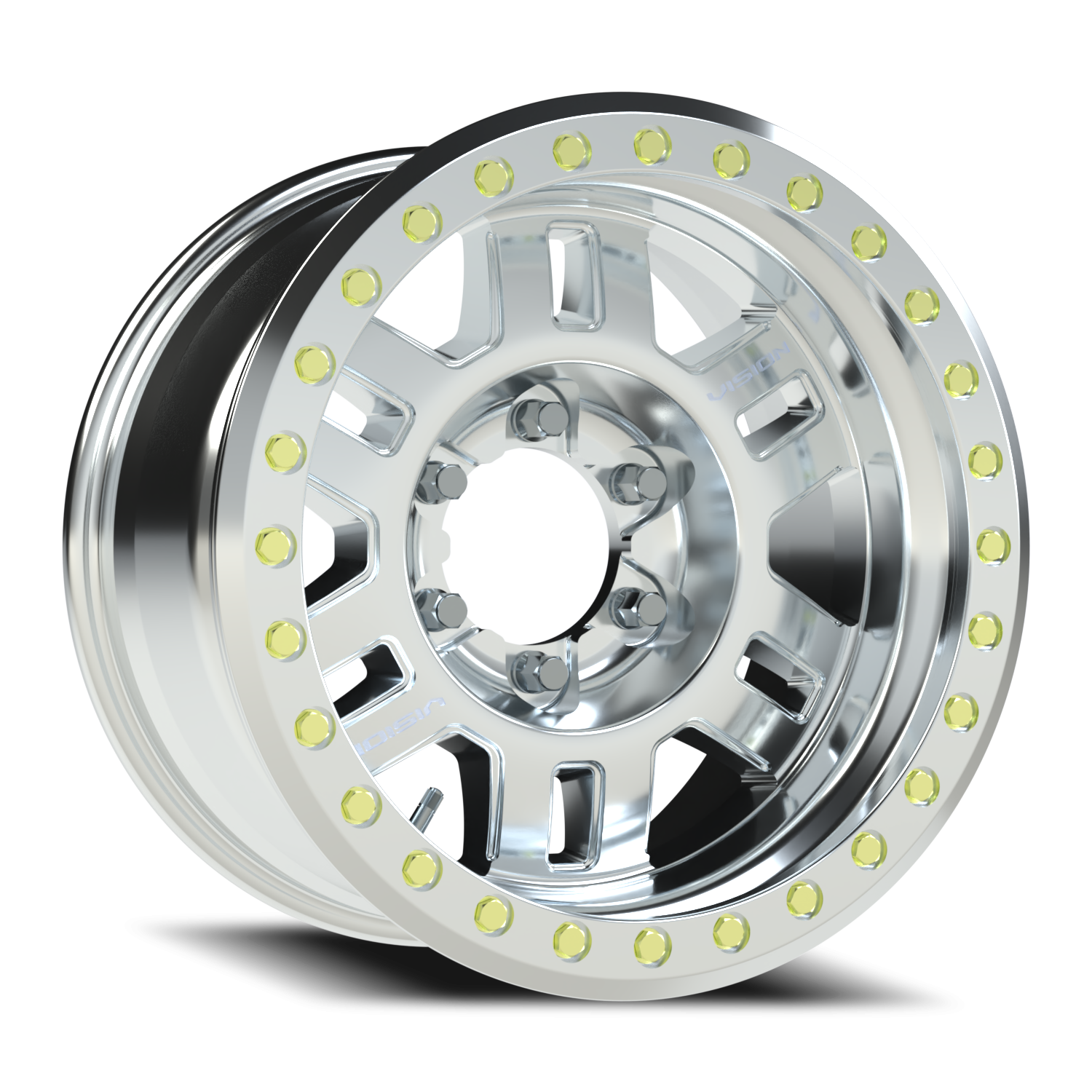 Vision Bl 17X9.5 Machined Wheel