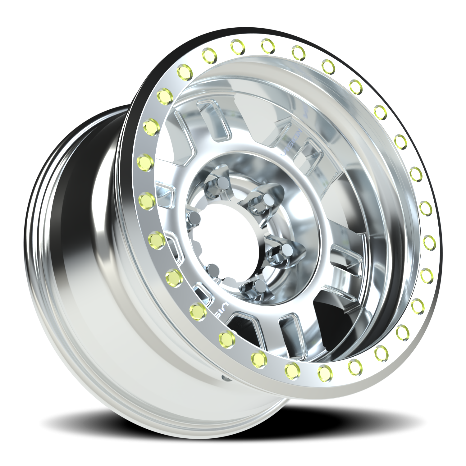 Vision Bl 17X9.5 Machined Wheel