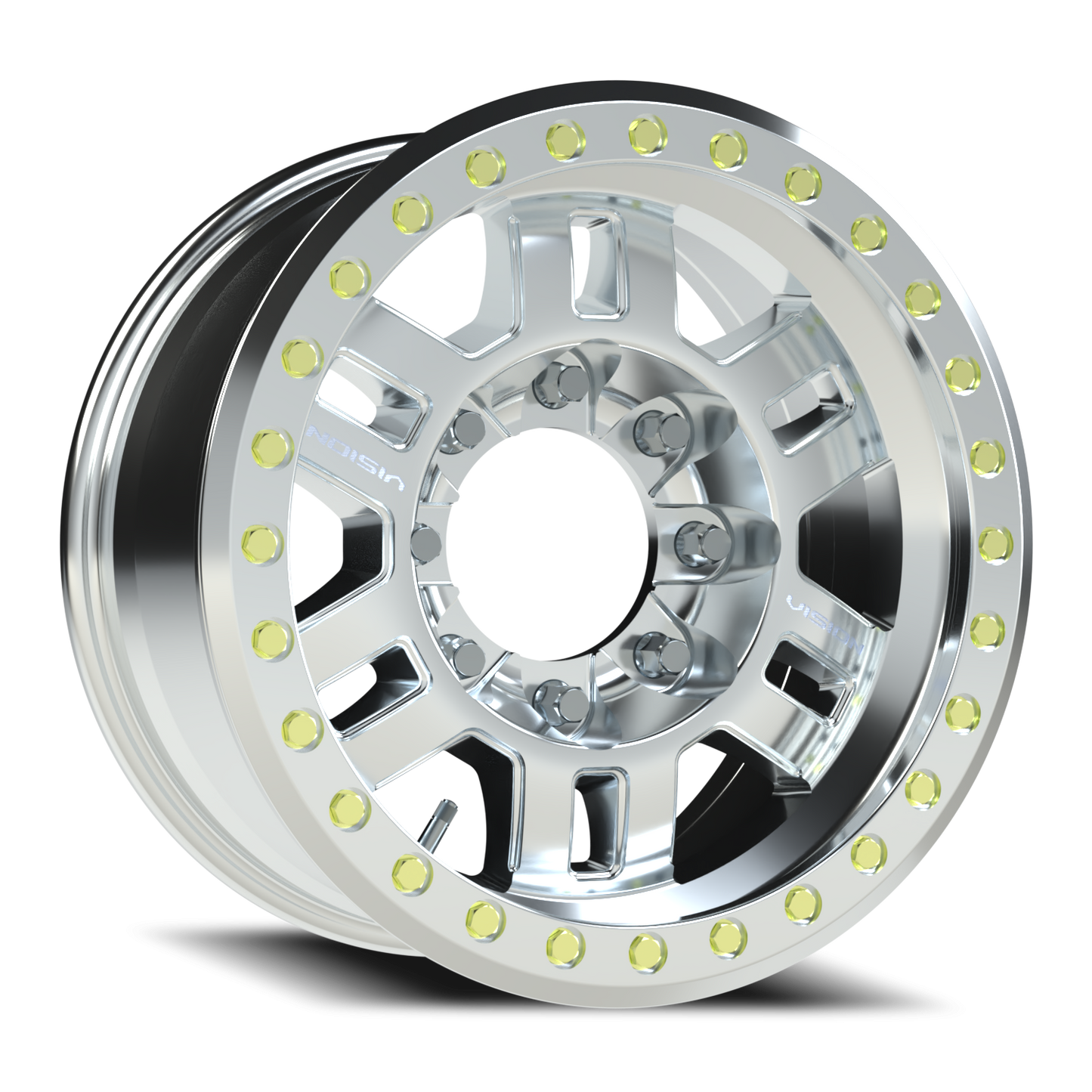 Vision Bl 17X8.5 Machined Wheel