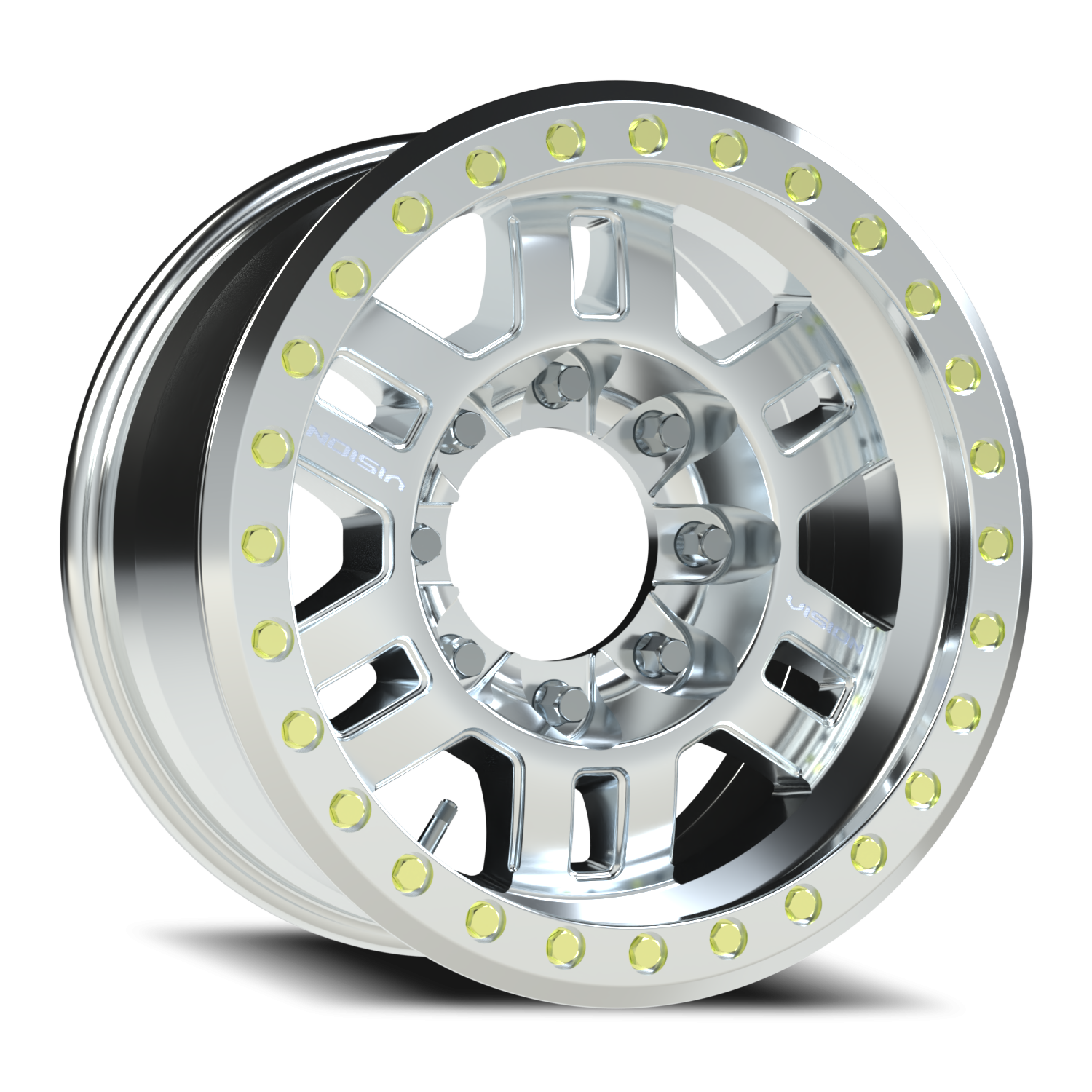 Vision Bl 17X8.5 Machined Wheel