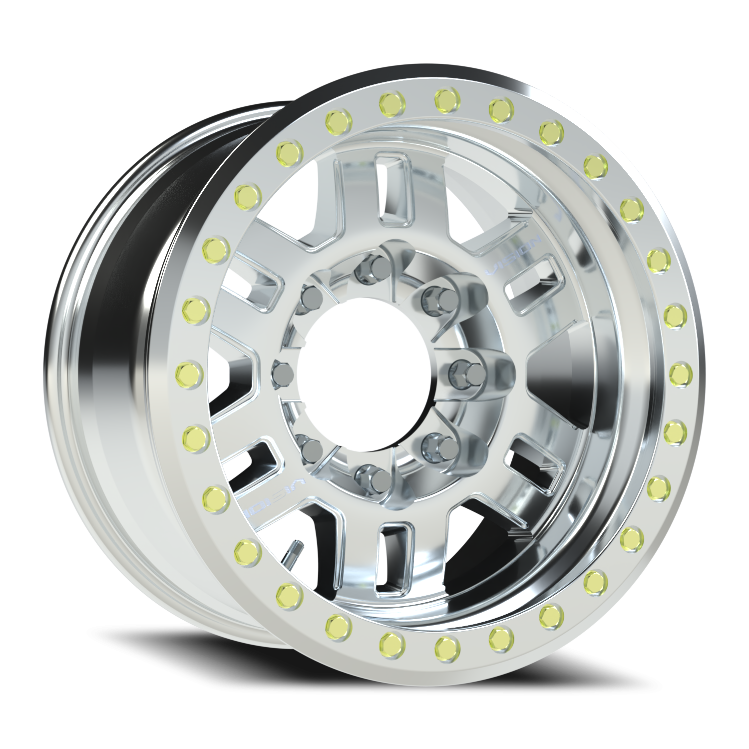 Vision Bl 17X9.5 Machined Wheel