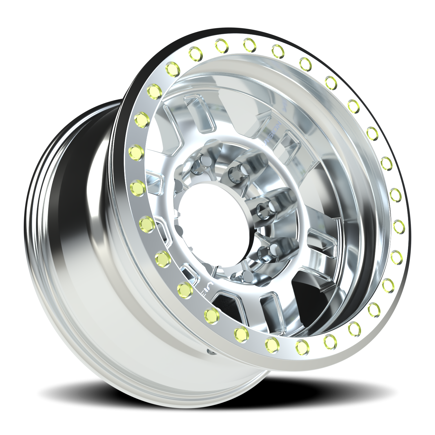 Vision Bl 17X9.5 Machined Wheel