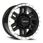 Vision Manx 18X9 Gloss Black Machined Lip Wheel