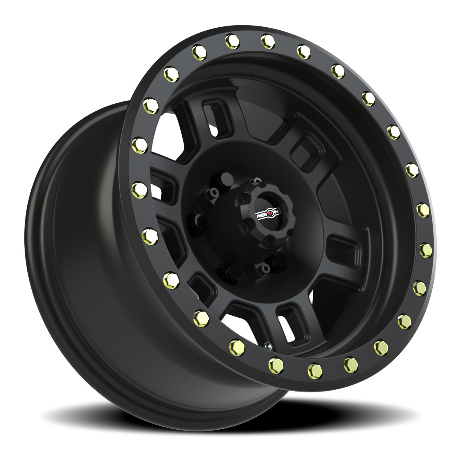 Vision Manx 15X8 Matte Black Wheel