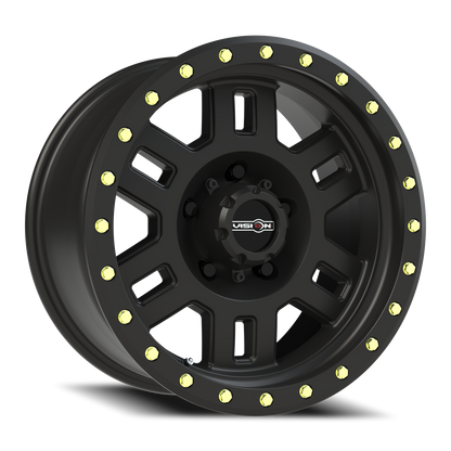 Vision Manx 17X8.5 Matte Black Wheel