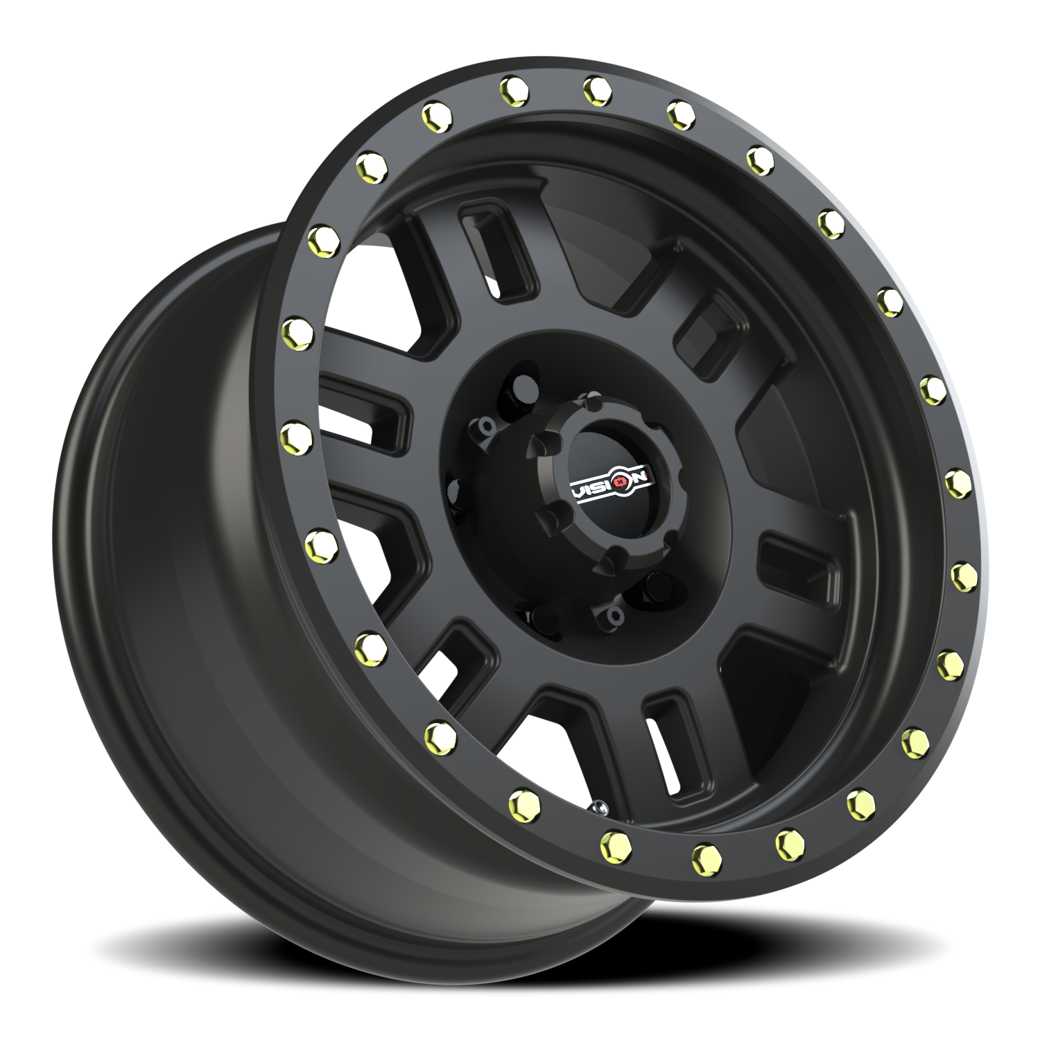 Vision Manx 17X8.5 Matte Black Wheel