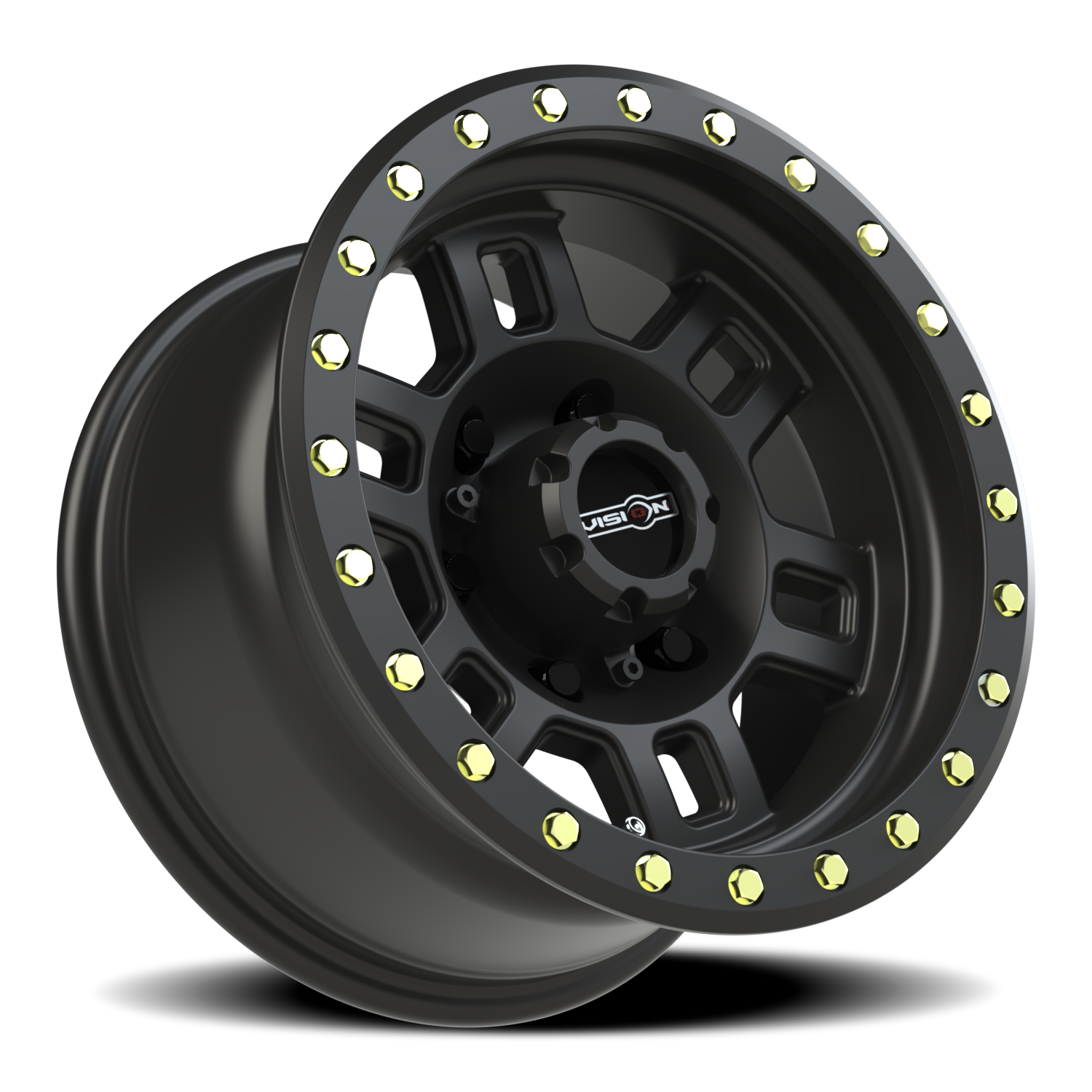 Vision Manx 15X8 Matte Black Wheel