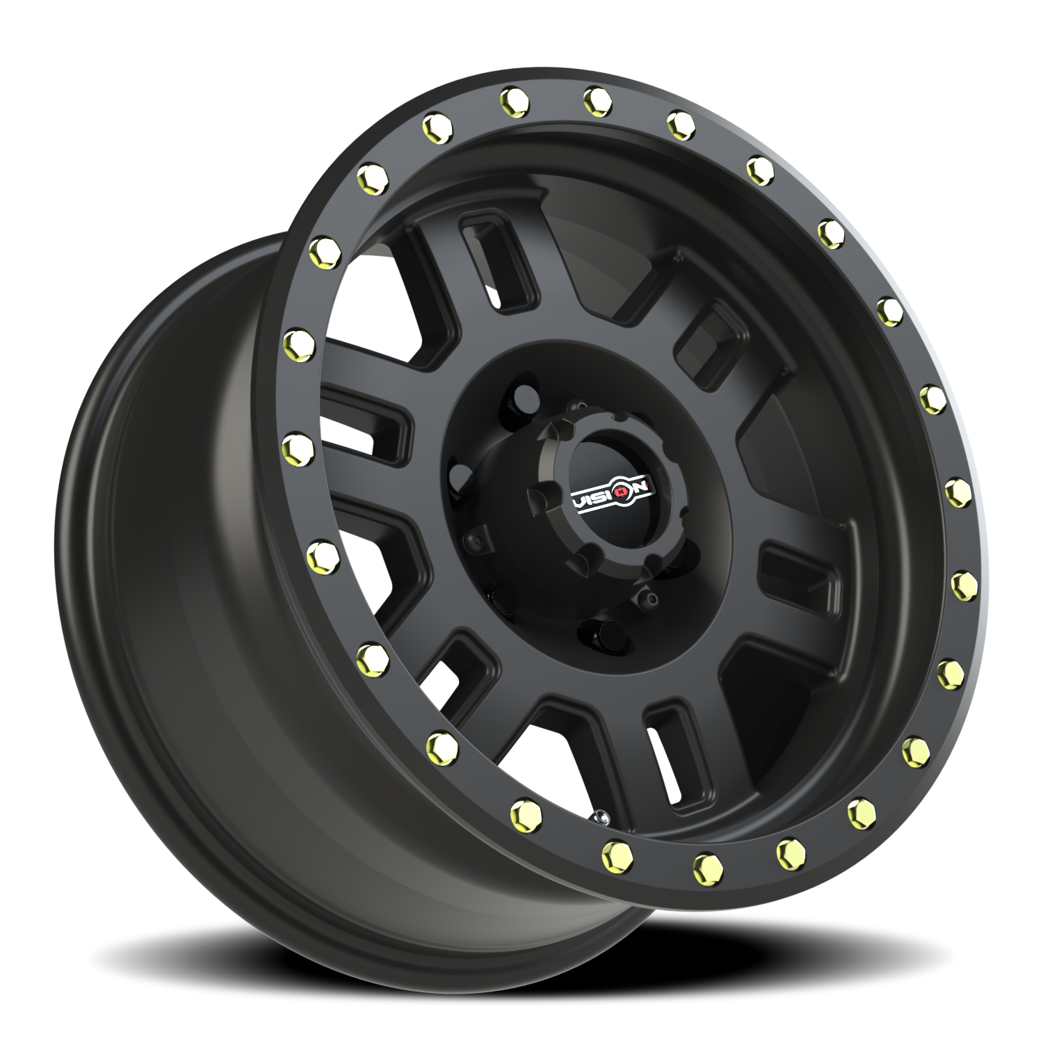Vision Manx 17X8.5 Matte Black Wheel