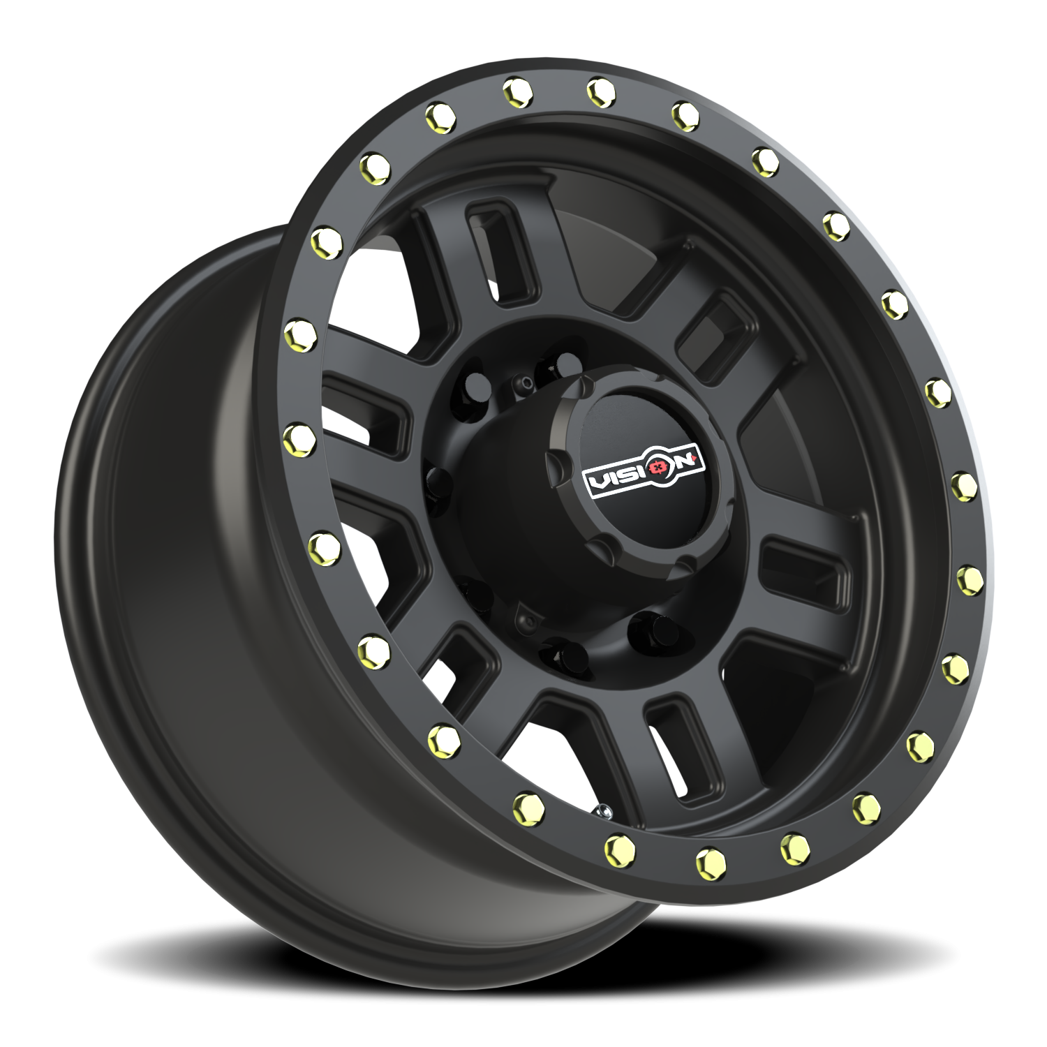 Vision Manx 17X8.5 Matte Black Wheel