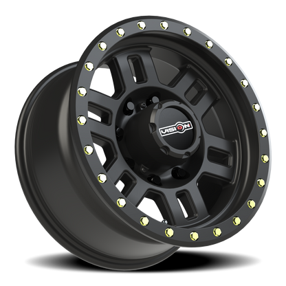 Vision Manx 17X8.5 Matte Black Wheel