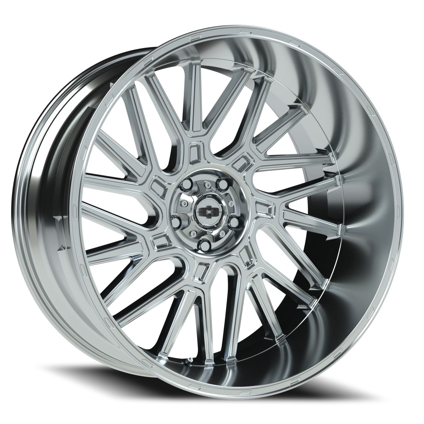 Vision Brawl 24X12 Chrome Wheel
