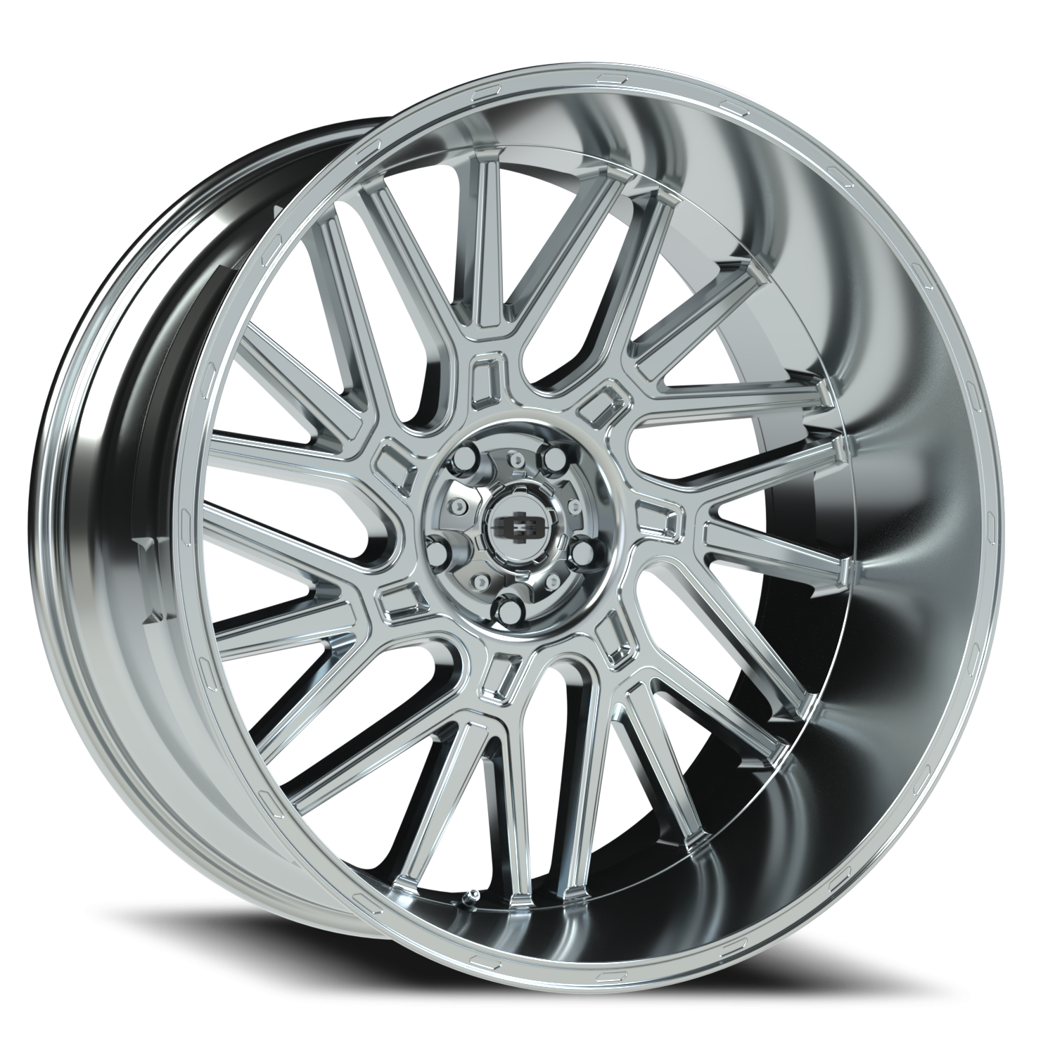 Vision Brawl 24X12 Chrome Wheel
