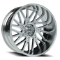Vision Brawl 24X12 Chrome Wheel