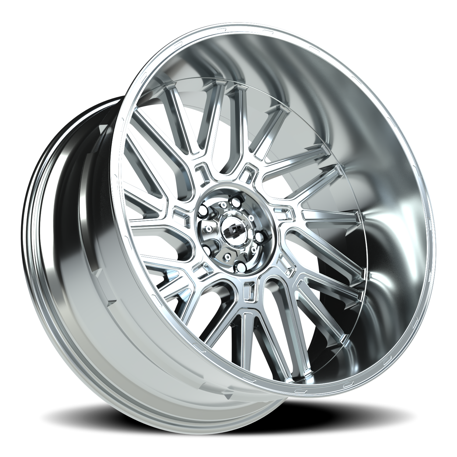 Vision Brawl 24X12 Chrome Wheel